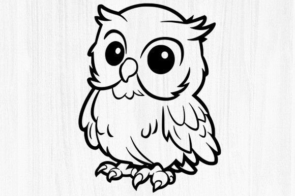 Owl SVG, Baby Owl Design